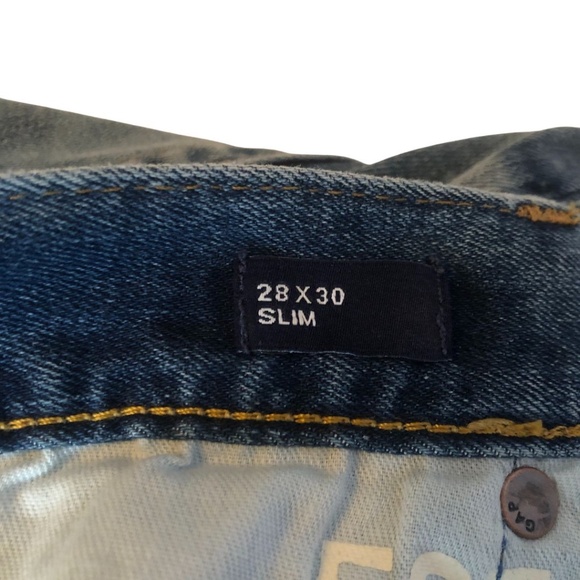 GAP FOR GOOD, GAP Denim, Blue Jeans  Slim Fit, Stretch, Mid Rise, Sz 28x30, NWT - Picture 7 of 13